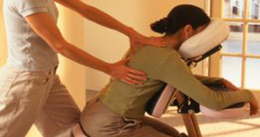 Massage Shiatsu sur chaise